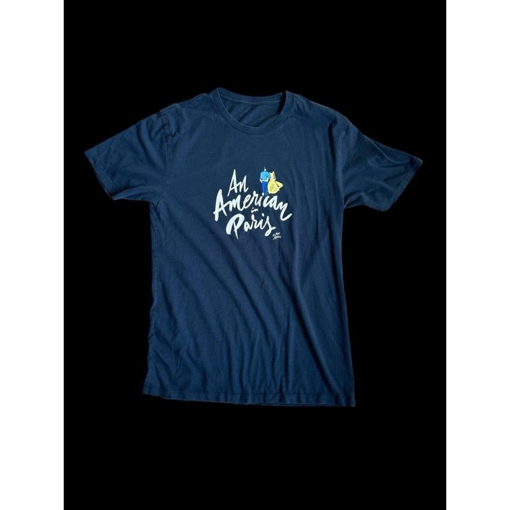 An American In Paris Tshirt Sz Medium/large Black Stage Play Opera